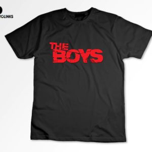 The Boys Tshirt - White and Black Cotton tshirt Half Sleeve