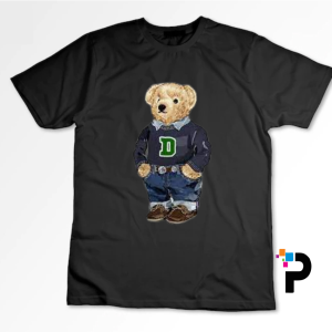 Teddy Bear T Shirt – Black And White Bear Tshirt