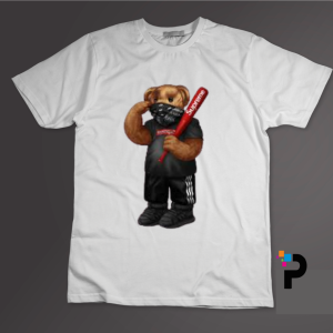 Bear T Shirt Print – Black And White Bear Tshirt Printing