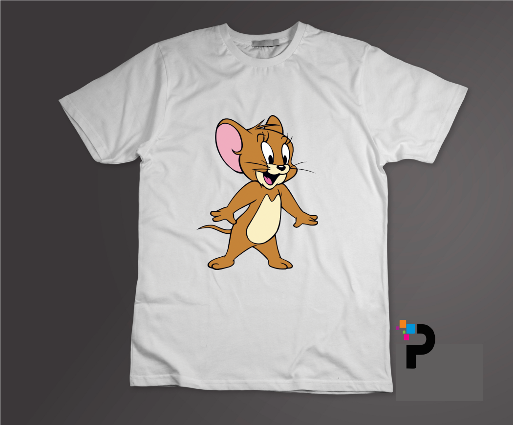 Jerry Character Tshirt Print
