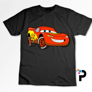 McQueen Car Tshirt Print