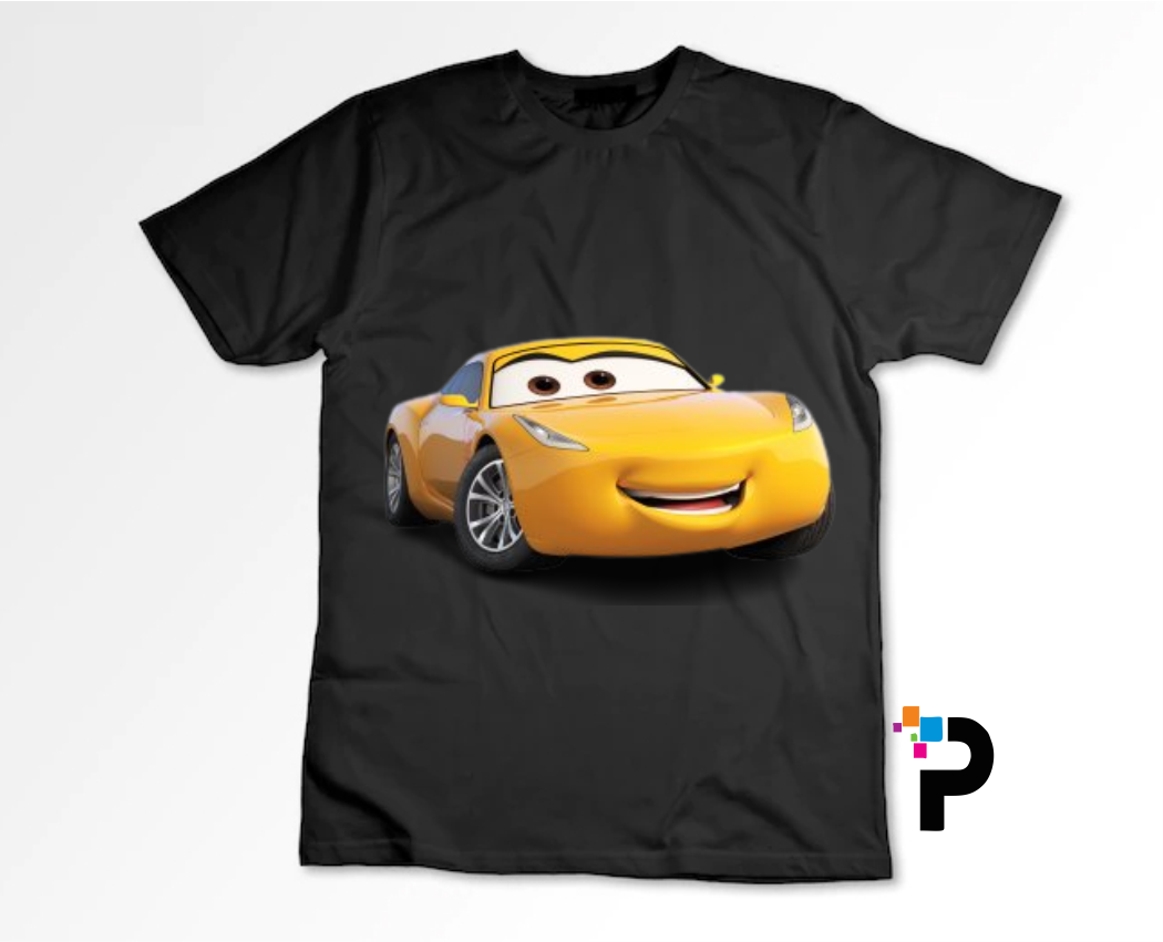 Mcqueen Car Racing Tshirt Print