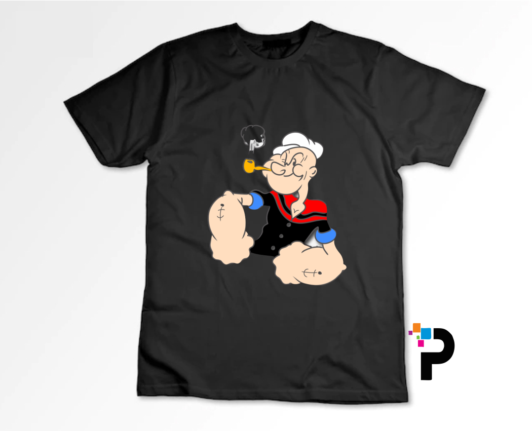 Popiye Tshirt Print
