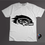 Racing Sport Car Tshirt Print