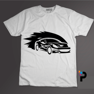 Racing Sport Car Tshirt Print