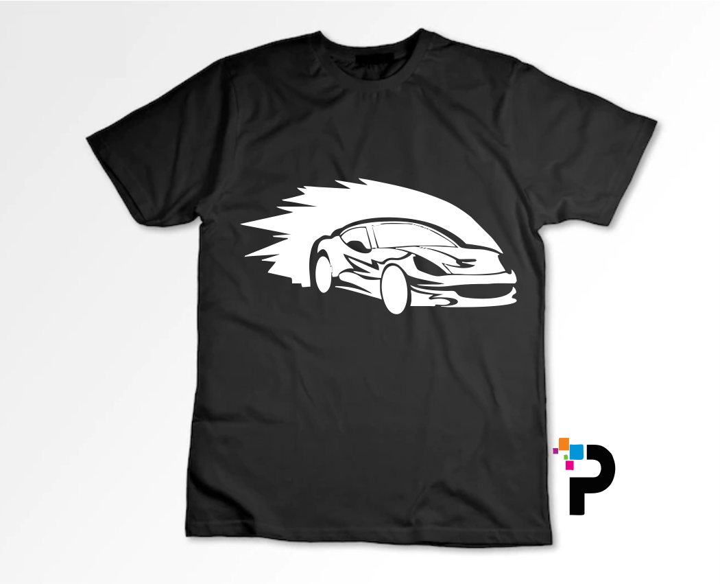 Racing Sport Car Tshirt Print