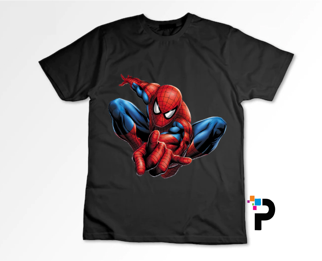 Customized Spider Man Tshirt Printing