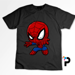 Spiderman Cartoon Character Tshirt Print