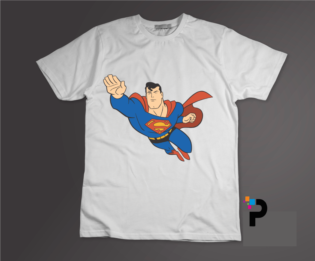 Superman Tshirt Print