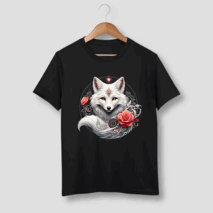 Fox With Roses Tshirt