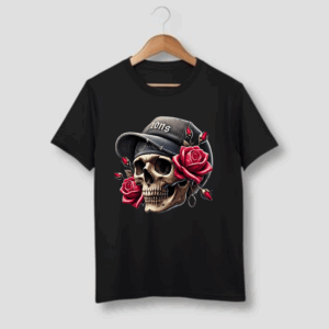 Gangstar Skull with Roses