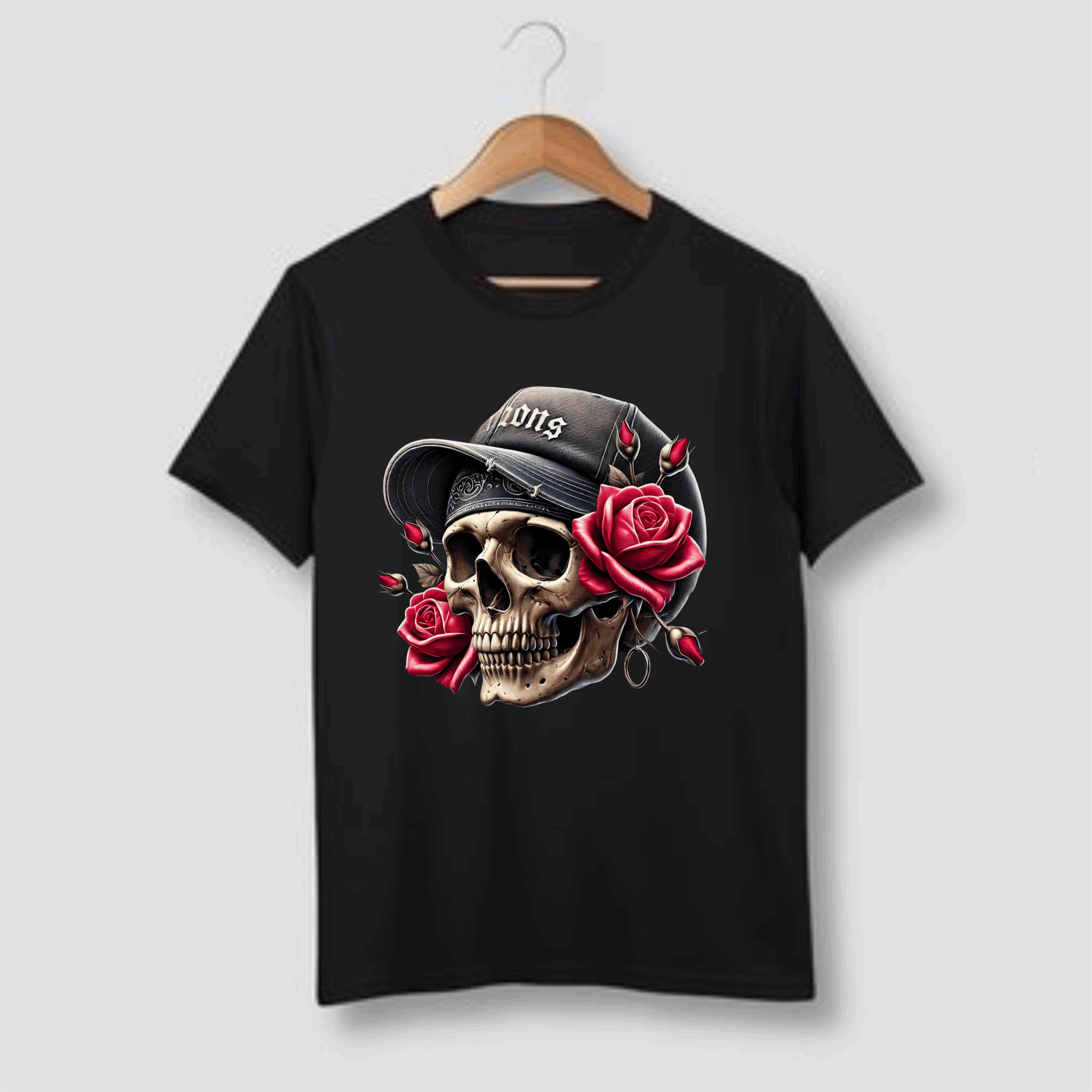 Gangstar Skull with Roses