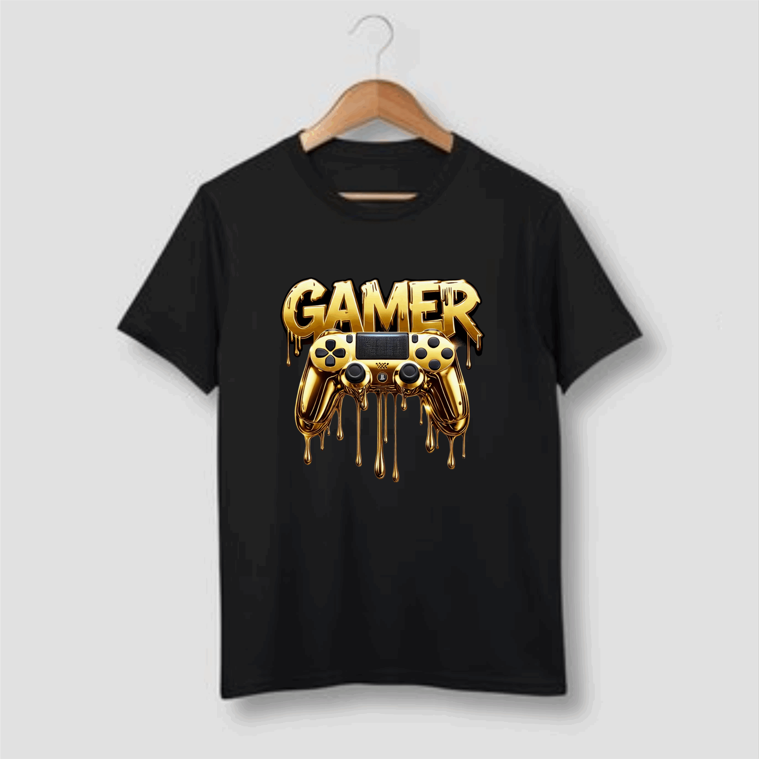 Gold Gamer Count Roller Tshirt
