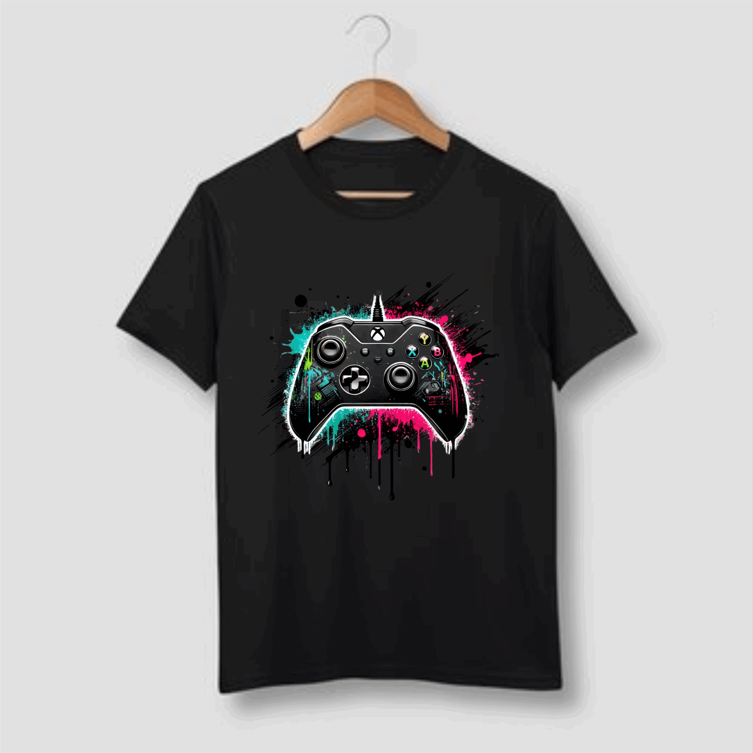 Splashing Graffiti X-Box Tshirt