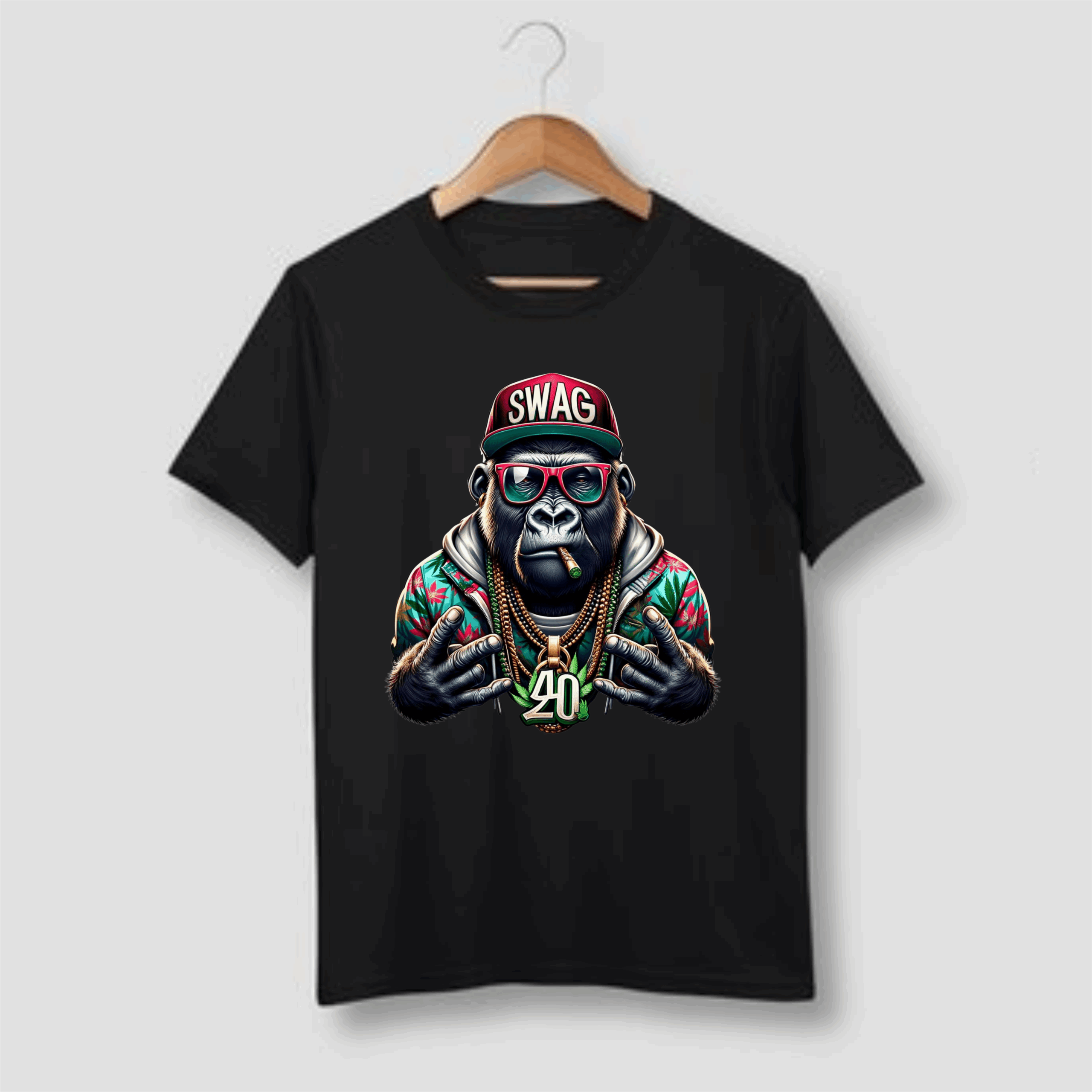 Swag Gorilla Stoner Tshirt